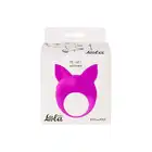 Lola - Mimi Animals Collection Kitten Kyle Purple. Słodki wibrujący, elastyczny ring na penisa! Wysoka jakość, uroczy design. 