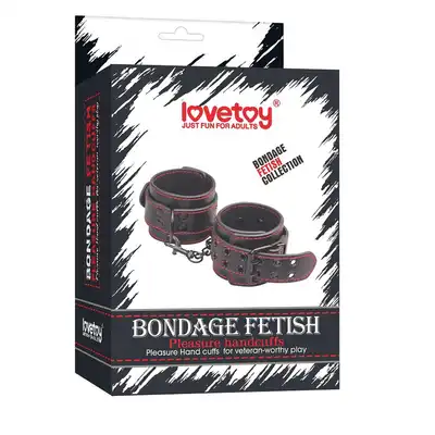 LoveToy -  Handcuffs. Kajdanki na ręce, regulowane, miękkie, eleganckie. 