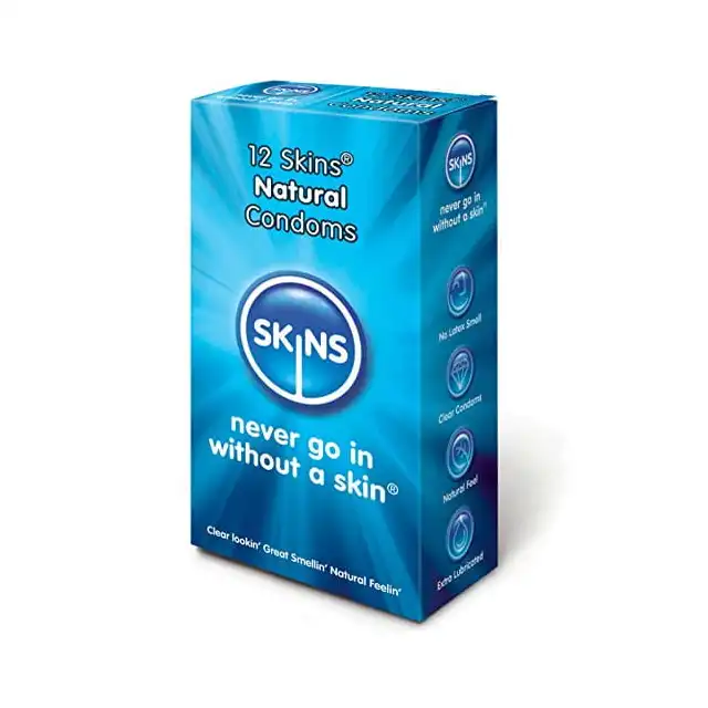 Skins Natural - prezerwatywy klasyczne 12 szt.
