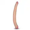 LoveToy - Double Dildo. 36 cm podwójne dildo, wspólna lub podwójna penetracja! Wysokiej jakości silikon, giętki i miły w dotyku.