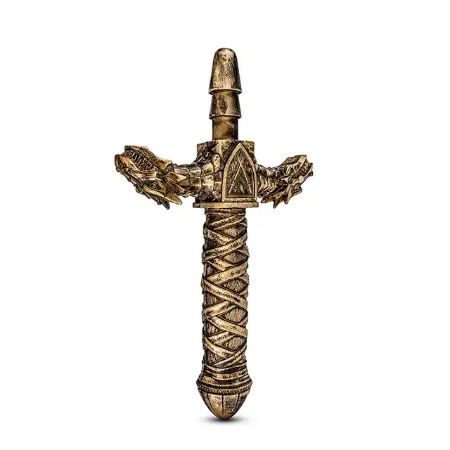 The Realm - Drago Lock On Dragon Sword. Średniowieczna rękojeść na dildo. Hit!
