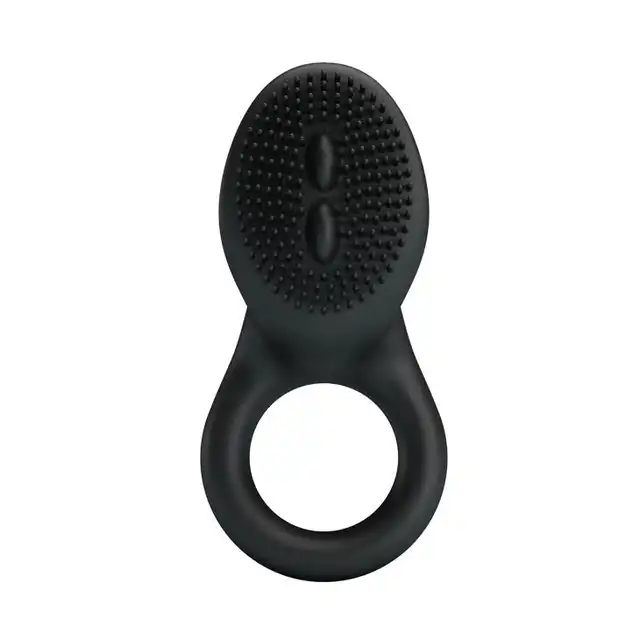 Pretty Love - Cobra.  100% Silikonowy ring erekcji ze szczoteczkę do łechtaczki. Mocne wibracje. Bestseller!