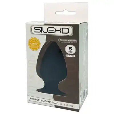 Silexd - Premium Silicone Plug. Silikonowy termoaktywny plug analny. Ogrzej by go zmiękczyć lub schłodź aby stwardniał. 