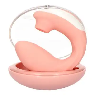 Femme Toys - Pink Wave. Elastyczny stymulator łechtaczki i wibrator. Idealny dla niej oraz dla par. 