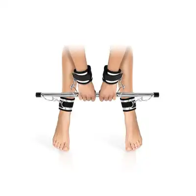 Fetish Tentation - Submission Bar with 4 Cuffs. Kajdanki połączone z rozpieraczem. 