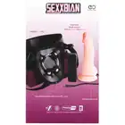Excellent Power - SEXXBIAN Strap-on-Vibrator 6,5". Strap-on z wibrującym dildem. Super wytrzymałe pasy i realistyczny penis. 