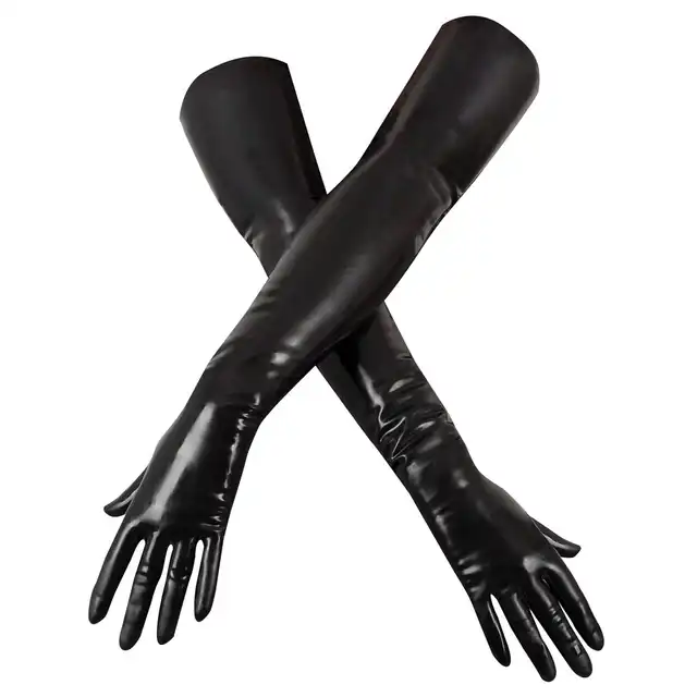 Late X - gloves S - seksowne rękawiczki wykonane z naturalnego lateksu!