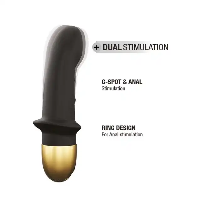 Dorcel - Mini Lover 2.0 czarny. Elegancki wibrator z 10 trybami wibracji