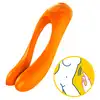 Satisfyer - Candy Cane Finger Vibrator Orange. Kompaktowy multi wibrator - nieskończone możliwości w niedużym, dyskretnym wibratorze. 
