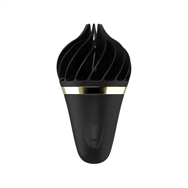 Satisfyer - Sweet Treat Spinnator Black. Słodki rożek do stymulacji łechtaczki. Przyjemne doznania. 
