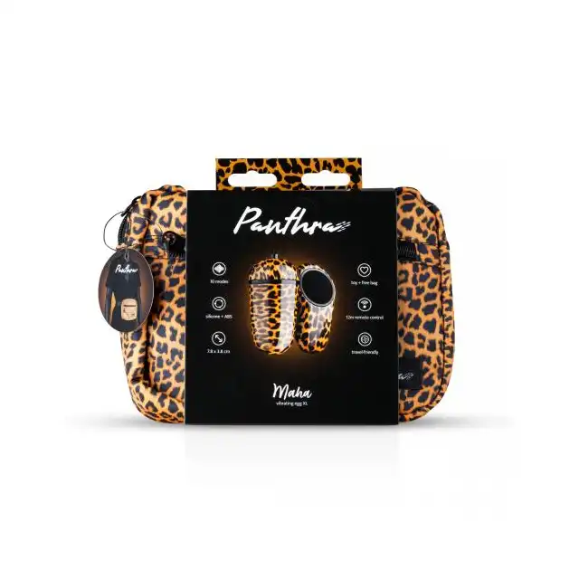Panthra - Maha Vibrating Egg. Wibrujące jajeczko klasy premium. Designerska torebka w zestawie!