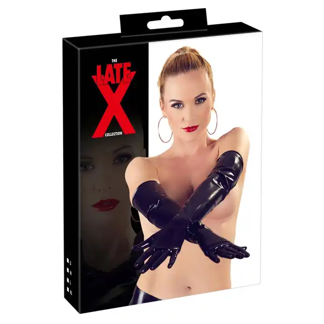Late X - gloves S - seksowne rękawiczki wykonane z naturalnego lateksu!
