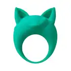 Lola - Mimi Animals Collection Lemur Remi Green. Słodki wibrujący, elastyczny ring na penisa! Wysoka jakość, uroczy design. 