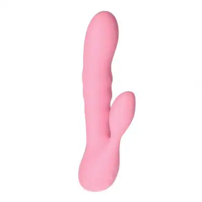 Femme Toys - Endless Moment. Aksamitnie gładki, cichy i silny wibrator z króliczkiem o perfekcyjnym profilu by stymulować punkt G. 