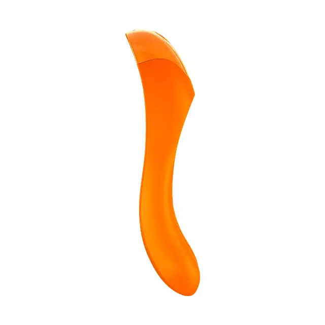Satisfyer - Candy Cane Finger Vibrator Orange. Kompaktowy multi wibrator - nieskończone możliwości w niedużym, dyskretnym wibratorze. 