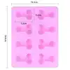 LoveToy - Pecker Ice Tray. Forma do czekoladek, lodu lub galaretek. Zabawny upominek. 