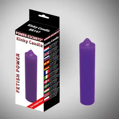 Power Escorts - Kinky Candle. Świeczka o niskiej temperaturze topnienia. Do zabaw z woskiem. 