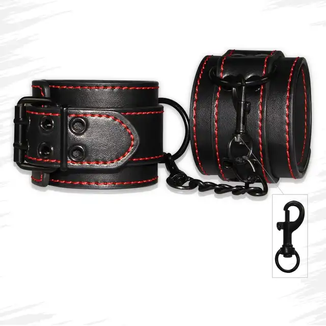 LoveToy - Ankle Cuffs. Kajdanki na kostki, regulowane, miękkie, eleganckie. 
