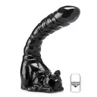 Kiotos Monstar - Tomkat Dildo. Niezwykłe, oryginalne dildo w kształcie kociego ogona. 36cm.  Wyrzeźbiona figurka kotka u podstawy. Absolutnie niezwykły produkt.