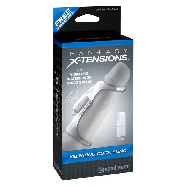 Fantasy X-Tensions. FX cock Sling Light. Niezwykły motor wibrujący  do założenia na penisa. Zamień penisa w wibrator!