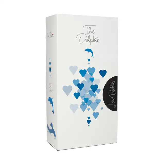 LoveBuddies - Dolphin. Super wyprofilowany wibrator delfinek do podwójnej stymulacji. Wodoodporny, silny, cichy. Mega Sale!