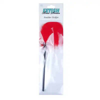 Bseries - Feather Tickler Red - Boss Series Fetish