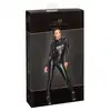 Noir Handmade - Jumpsuit. Czarny, ręcznie robiony kombinezon z długimi spodniami i rękawami oraz odkrytymi plecami. Rozmiar L. Mega Sale!