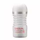 Tenga - Rolling Head Cup Gentle. Nowoczesny masturbator z elastometru z miękkim futerałem. 