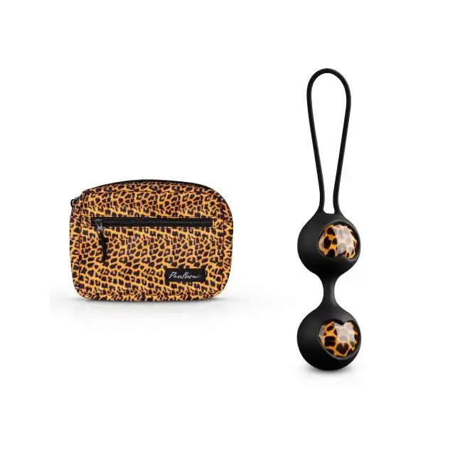 Panthra - Zane Geisha Balls. Kulki gejszy w panterkę! 62 g, idealne do ćwiczeń kegla. 