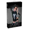 Noir Handmade - Jumpsuit. Czarny, ręcznie robiony kombinezon z krótkimi spodniami i długim rękawem. Rozmiar L. Mega Sale!
