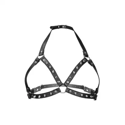 Fetish Tentation - Chest Harness. Uprząż na biust. Otwarty biustonosz ze sztucznej skóry. 