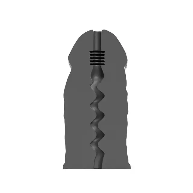 All Black - E-Boy Masturbator.  Super wygodny męski masturbator w ksztaałcie penisa. Mocna i przyjemna stymulacja penisa. 