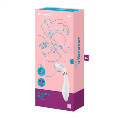 Satisfyer - Endless Fun Multi Vibrator White. Biały wielofunkcyjny super wibrator premium!