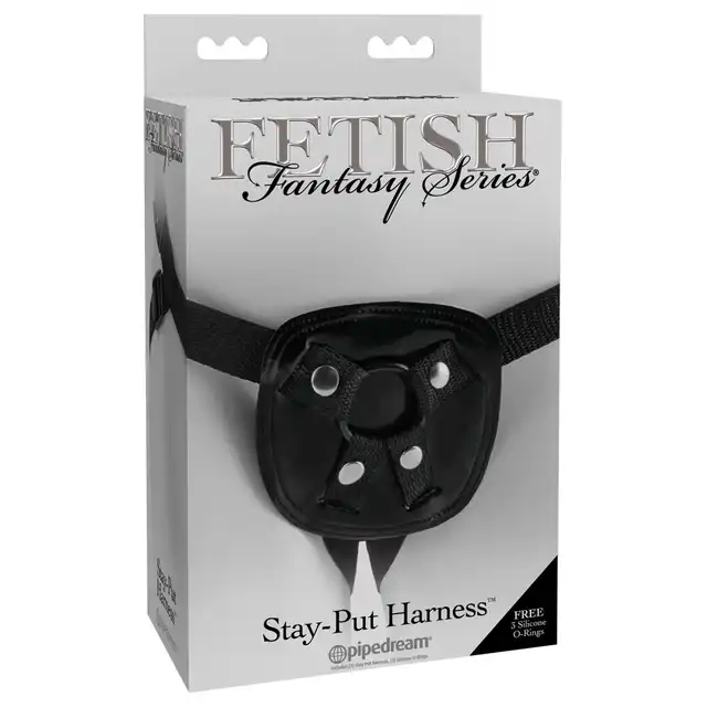 Fetish Fantasy Series - Stay-Put Harness. Uprząż strap on. Dopasuj do niej swoje ulubione dildo. 
