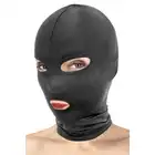 Fetish Tentation - Open Eyes and Mouth Hood. Maska na twarz z odkrytymi oczami i ustami. Oddychający materiał, miękki w dotyku. 
