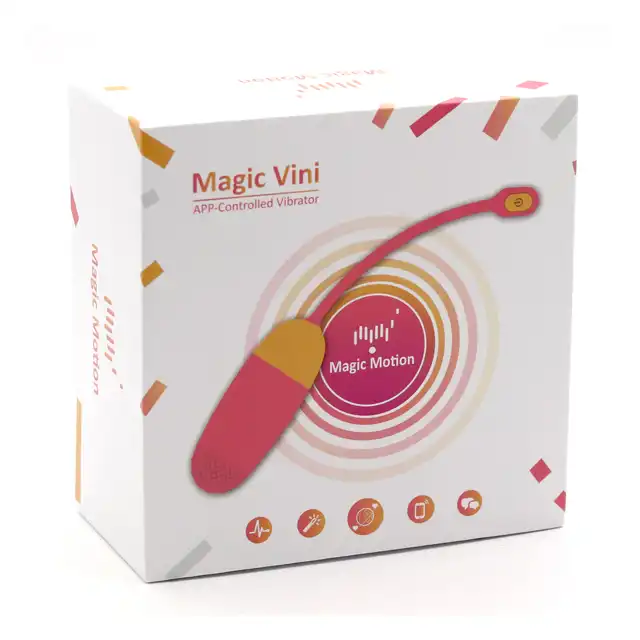 Magic Motion - Vini App Controlled Love Egg Orange. Jajeczko wibrujące sterowane aplikacją. 