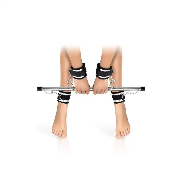 Fetish Tentation - Submission Bar with 4 Cuffs. Kajdanki połączone z rozpieraczem. 