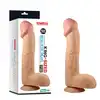 LoveToy - King Sized Dildo. Realistyczne dildo 28 cm długości, 5,6 cm szerokości! Cielisty, elastyczny. Mocna przyssawka!