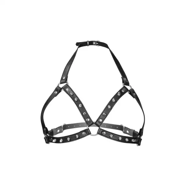 Fetish Tentation - Chest Harness. Uprząż na biust. Otwarty biustonosz ze sztucznej skóry. 
