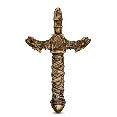 The Realm - Drago Lock On Dragon Sword. Średniowieczna rękojeść na dildo. Hit!