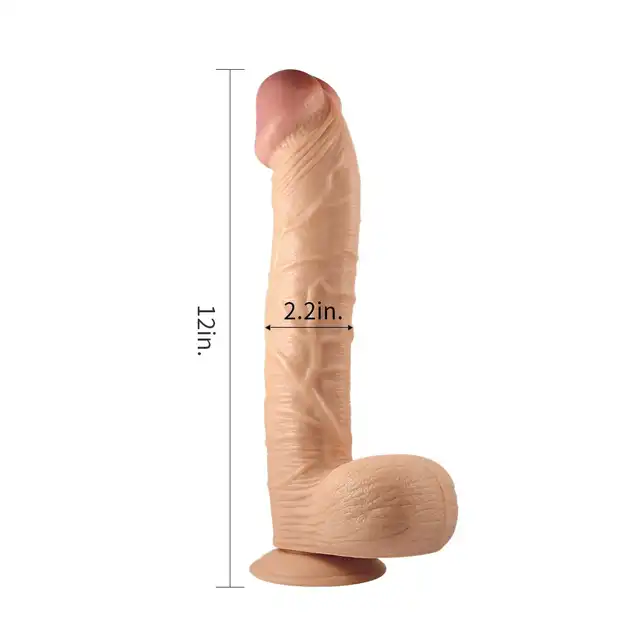 LoveToy - King Sized Dildo. Realistyczne wielkie dildo 32 cm długości, 5,9 cm szerokości. Mocna przyssawka!