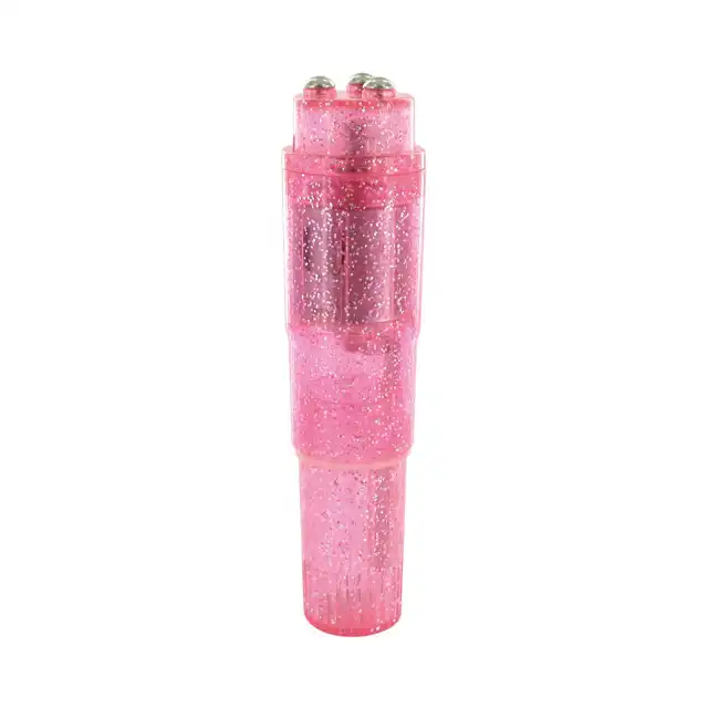 Lovers Premium - Pocket Rocket Massager Pink. Mini masażer z wymiennymi końcówkami. 