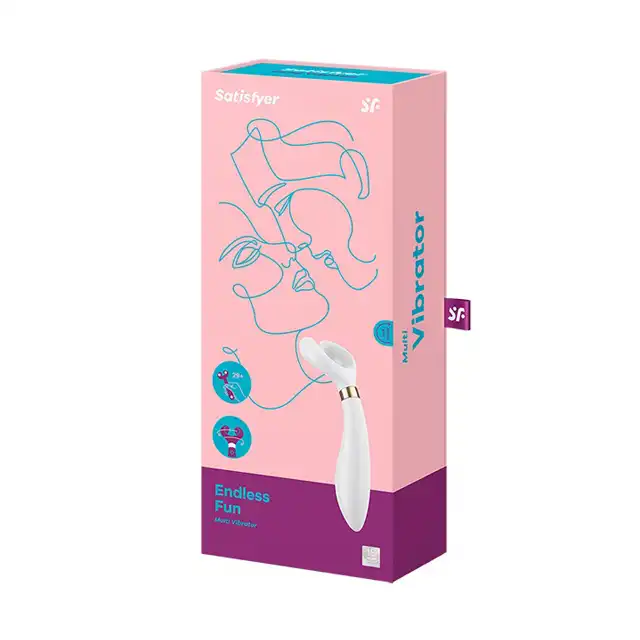 Satisfyer - Endless Fun Multi Vibrator White. Biały wielofunkcyjny super wibrator premium!