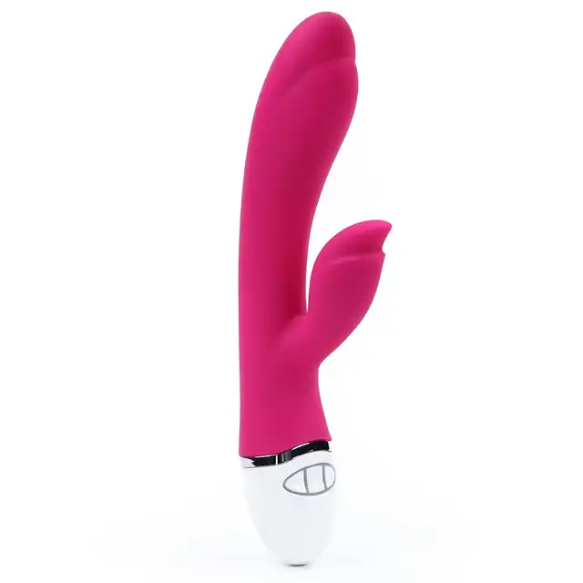 LoveToy - Rabbit Vibrator. Super gładki wibrator z króliczkiem, wodoodporny, 2 silniczki i 7 trybów wibracji! 20,5 cm długości. 