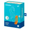 Satisfyer - Candy Cane Finger Vibrator Orange. Kompaktowy multi wibrator - nieskończone możliwości w niedużym, dyskretnym wibratorze. 