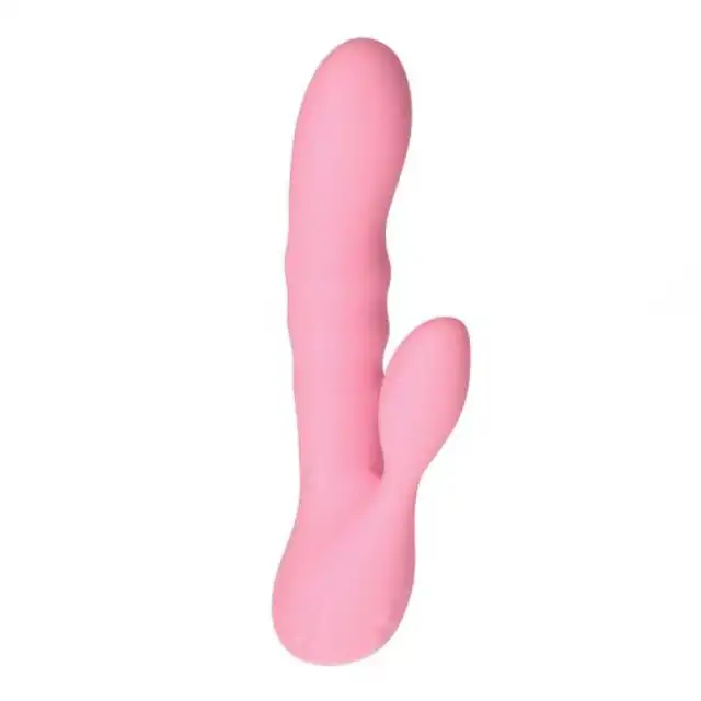 Femme Toys - Endless Moment. Aksamitnie gładki, cichy i silny wibrator z króliczkiem o perfekcyjnym profilu by stymulować punkt G. 