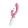 Pretty Love - Hyman Pink. Różowy wibrator króliczek. Prążkowany silikonowy wibrator ze stymulatorem łechtaczki. Bestseller!
