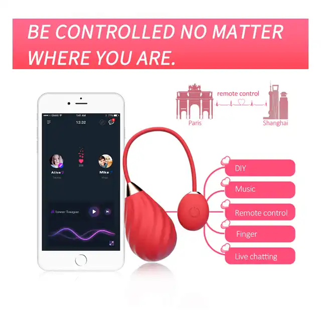 Magic Motion - Magic Sundae App Controlled Love Egg. Jajeczko wibrujące sterowane aplikacją. 