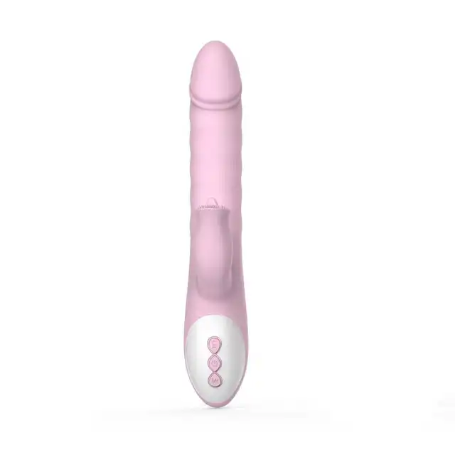 Femme Toys - Perfect Lover. Aksamitnie gładki, cichy i silny wibrator z króliczkiem ze stymulującymi wypustkami. 