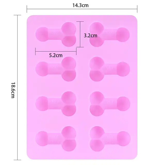 LoveToy - Pecker Ice Tray. Forma do czekoladek, lodu lub galaretek. Zabawny upominek. 